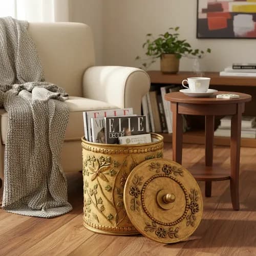 Contenedor Vintage/retro Multiuso para Revistas, Objetos de Thor Home